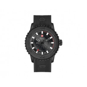 Watch strap 6-4281.27.007 Twilight Silicone Black